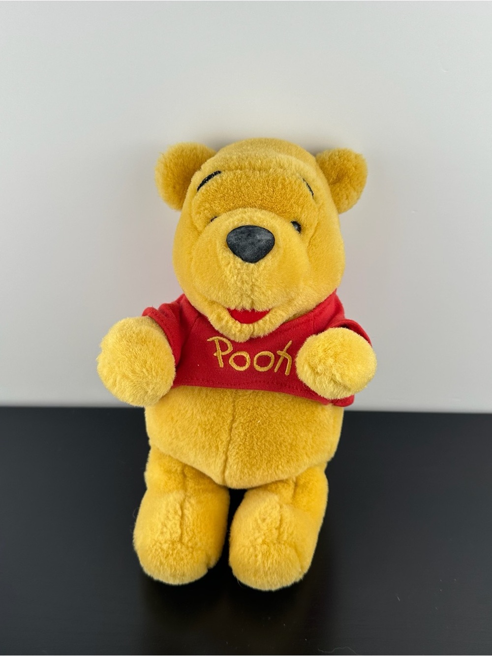 Disney Winnie the Pooh Bear Teddy Red Shirt 10” Plush Stuffed Animal